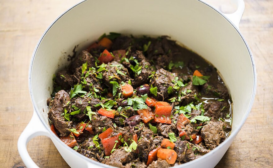 Beef, Orange and Olive Stew (Boeuf à la Gardiane) featured on CHRISTOPHER KIMBALL’S MILK STREET TELEVISION "New French Classics."
