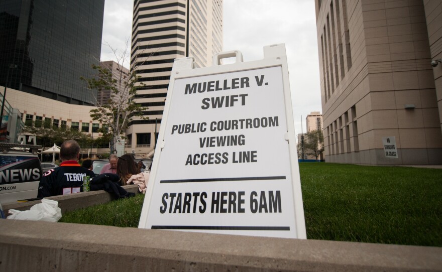 Witnesses testifying this week at a Denver federal courthouse included the former radio host, a photographer, Taylor Swift's mother and the pop star herself.