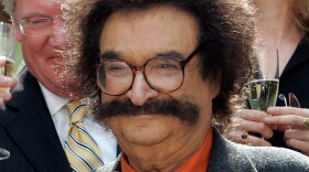 Film critic Gene Shalit is seen during a toast with Today show cast and crew at the end of Katie Couric's final show on May 31, 2006, in New York.
