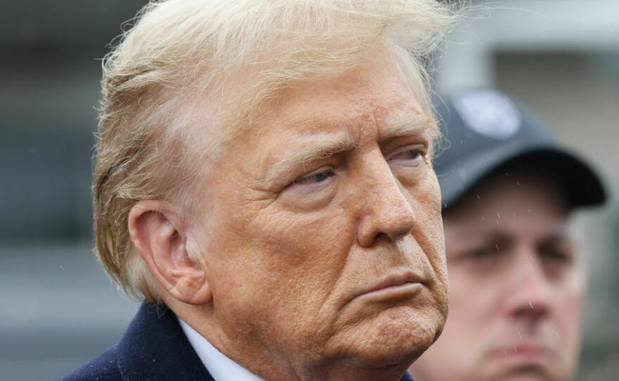 Former President Donald Trump posted a $175 million bond Monday night. Separately, a gag order against him was expanded in his hush-money trial.