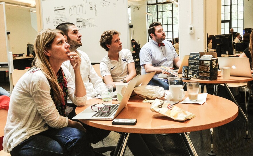 Data scientists at Google are watching World Cup games with translators, cultural experts and copywriters. Their "newsroom" is trying to turn search results on the World Cup into viral factoids.