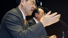 Toyota President Akio Toyoda (left) said, ''I sincerely apologize for causing concern to many of our customers over recalls for multiple models in multiple regions.''