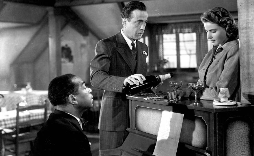 Dooley Wilson, Humphrey Bogart and Ingrid Bergman offer us comfort cinema as "Casablanca" screens as part of the TCM Classic Film Festival Home Edition running April 16-19.