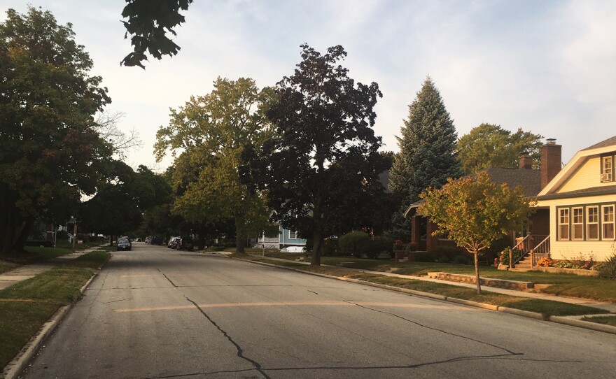 Wisconsin Sen. Van Wanggaard's leafy neighborhood in Racine, Wis.