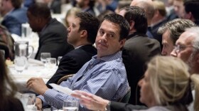 Rep. Devin Nunes, R-Calif., attends a speech by President Donald Trump at the 2018 House and Senate Republican Member Conference at The Greenbrier, in White Sulphur Springs, W.Va., Thursday, Feb. 1, 2018. 