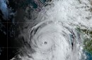 This satellite image made available by NOAA shows Hurricane Kay off the Pacific coast of Mexico, early Wednesday, Sept. 7, 2022. Kay’s maximum sustained winds rose to 100 mph Wednesday, with forecasters saying it could brush the mid portion of the peninsula this week.