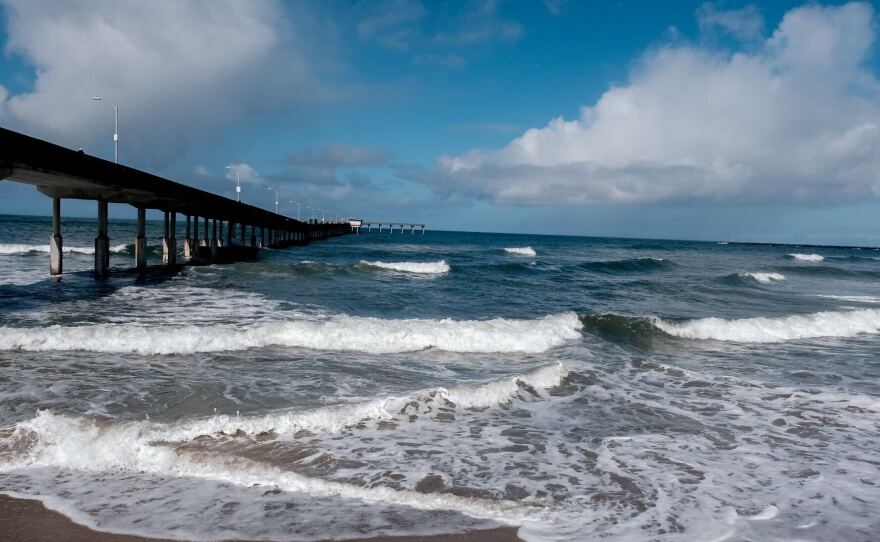 The Ocean Beach Pier in San Diego, Calif. is shown in this photo taken March 4, 2022.
