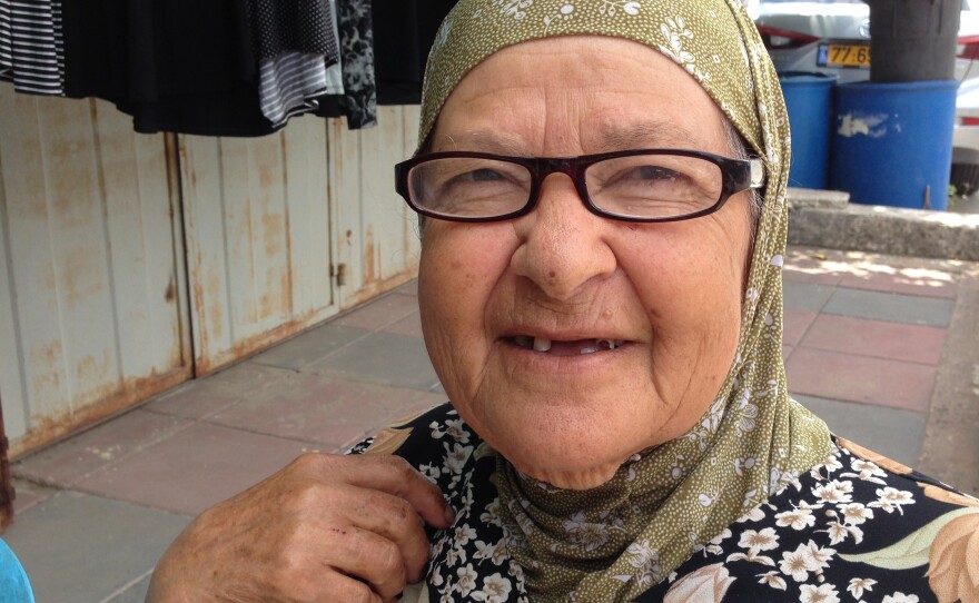 Samiyah Matar, 80, who owns a dress shop in the Arab-Israeli town of Tira, says shorts and sleeveless shirts aren't acceptable in public, but perhaps women could run if they covered up.