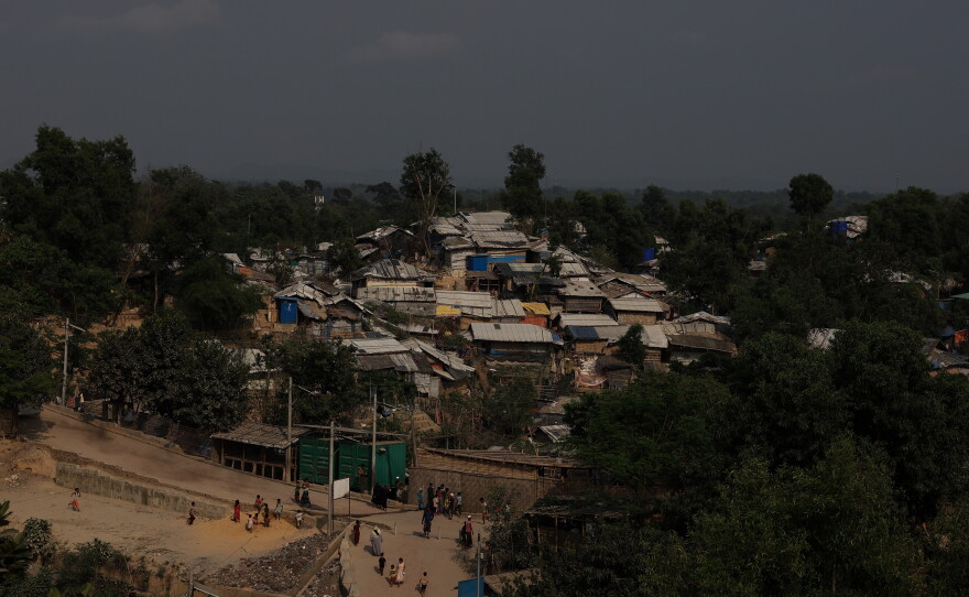 View of Rohingya refugee camps in Cox's Bazar, Bangladesh, April 23, 2026.