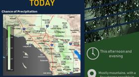 Thunderstorm prediction from the National Weather Service, San Diego on Sept. 3, 2019.
