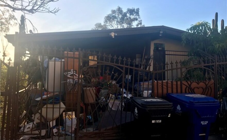 A fixer-upper east of downtown Los Angeles on the market for more than $500,000 is seen in this undated photo.