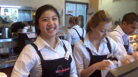 Manager Stephanie Peng says of the American version of 85C coffee, "We made it a little sweeter here, a little saltier here -- more flavor actually."