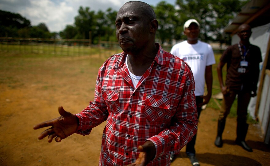 In the town of Lunsar, chief Alfred Kamara runs a Community Care Center for people suspected of having Ebola. While the center waits days for test results, people who are almost certainly infected are mixed with patients who do not likely have the disease.