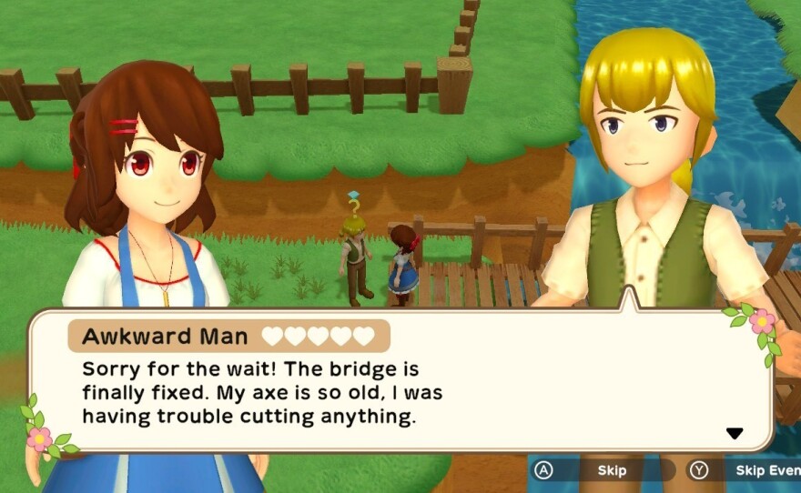 And when you're not looking for seeds, you're doing fetch quests for a series of flat, cardboardy characters.