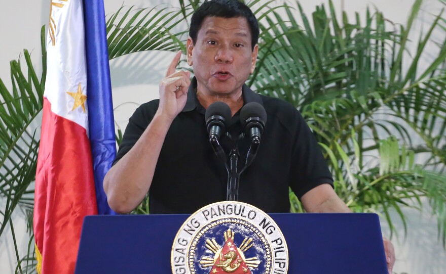 Philippines President Rodrigo Duterte.