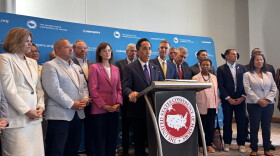 Mayor Todd Gloria speaks during a meeting in San Diego of the U.S. Conference of Mayors, Sept. 25, 2026.