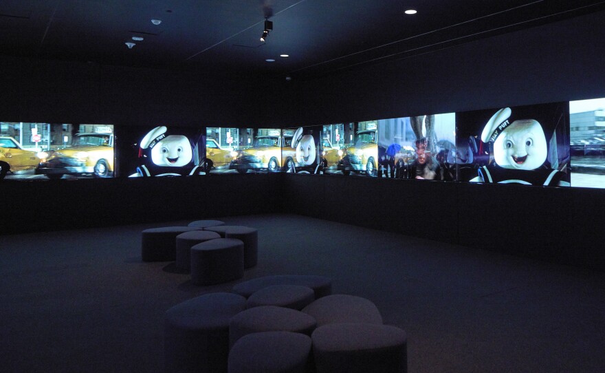 Sixteen screens bring you the story of New York over the past hundred years — as seen by visual media.