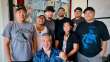 Aaron Nabus (center, seated) at a FilAm CreatorCon team meeting. Aug. 17, 2025