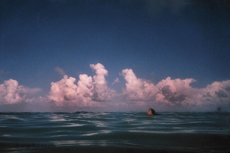 Photography by Angélica Escoto was shown in her 2021 "Ninguna Ballena es una Isla" exhibition at Athenaeum Art Center.