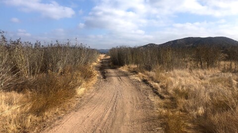 A trail in the vicinity of the proposed Fanita Ranch housing development. Santee, Calif. Oct. 10, 2020.