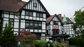 The Chi Phi fraternity house at Cornell University in Ithaca, N.Y., on Monday.