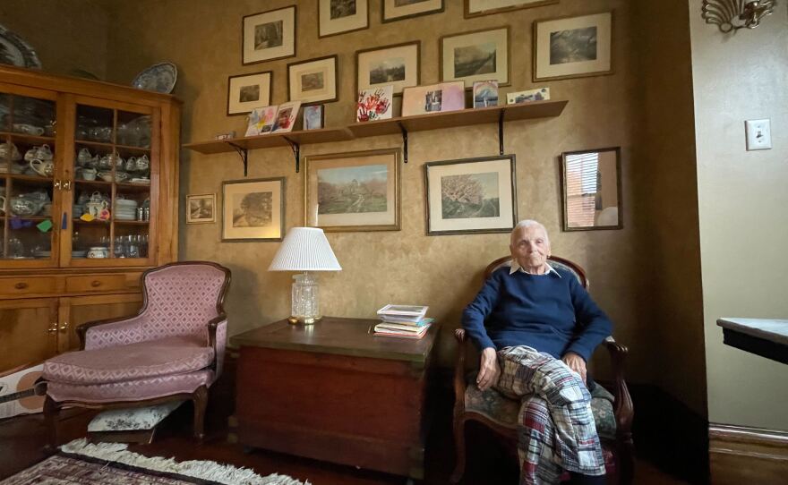 Marge Loennig, 87, says her hometown of Baker City, Ore. has become divided during the Covid-19 pandemic, a far different time than during the polio crisis when she was younger.