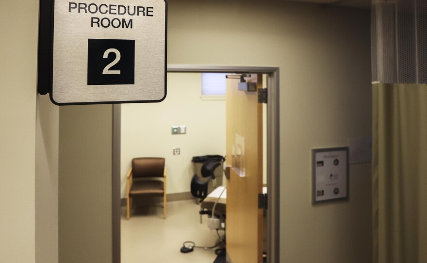 A procedure room at Planned Parenthood in Meridian, one of Idaho's few abortion clinics. Planned Parenthood has filed suit to challenge Idaho's trigger ban.