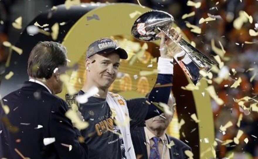 The Denver Broncos' Super Bowl victory against the Carolina Panthers was the third most-watched broadcast in U.S. television history. CBS also streamed the game online.