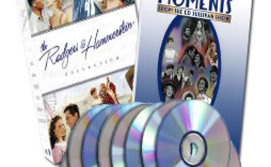 Give at the $150 level during our TV membership campaign and receive a "Great Broadway Musical Moments From The Ed Sullivan Show" 4-DVD set plus a "The Rodgers & Hammerstein Collection" 12-DVD set. This gift also includes enrollment in the myKPBS Savers Club plus additional online access to more than 130,000 merchant offers and printable coupons, as well as a KPBS License Plate Frame (if you're a new member). The "Ed Sullivan Show" 4-CD set is also available at $150, and you can get a combo package at $252.