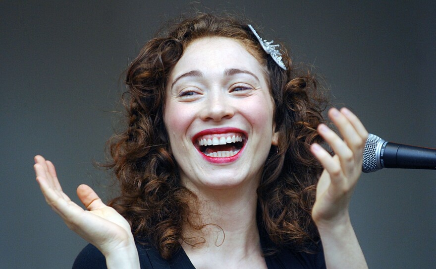 Singer-songwriter Regina Spektor at Lollapalooza in 2007, months before her nine-song performance for NPR's Mountain Stage.