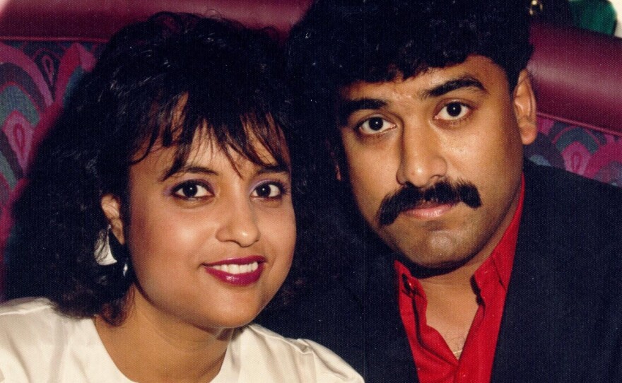 Since the death of Saha's wife in 1998, he's devoted his life to holding doctors accountable for malpractice. This picture was taken in 1992.
