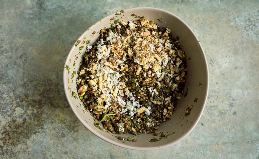 Lentil Salad with Gorgonzola featured on CHRISTOPHER KIMBALL’S MILK STREET TELEVISION "New French Classics."