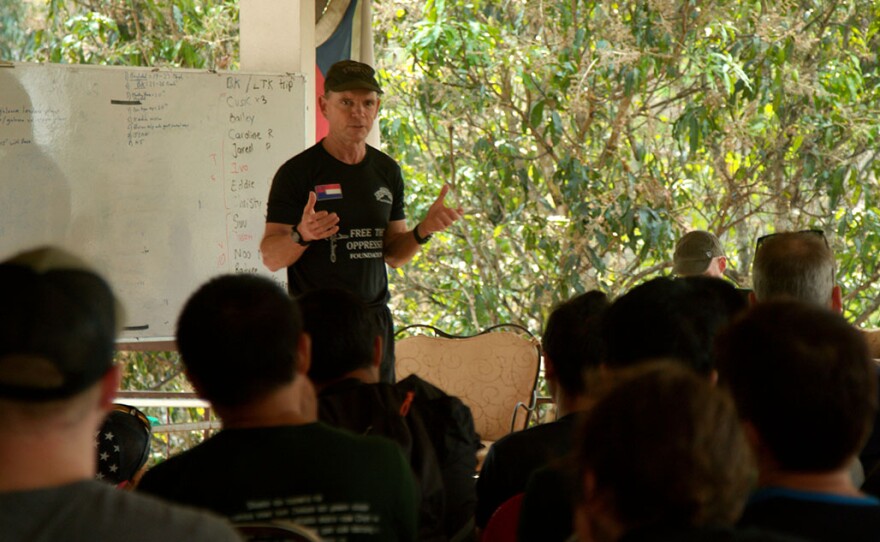 The Burmese border is home base to the Free Burma Rangers, founded by Dave Eubank. They serve around the world in combat zones, rescuing civilians and documenting atrocities in places like Myanmar and Syria.
