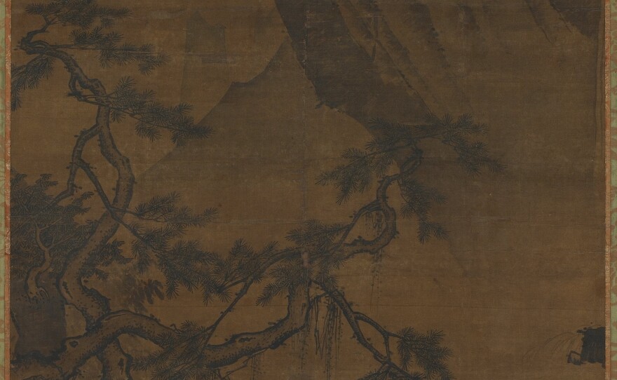 Li Tang painted <em>Summoning The Sage At Wei River</em> on silk during the Ming dynasty (1368-1644).