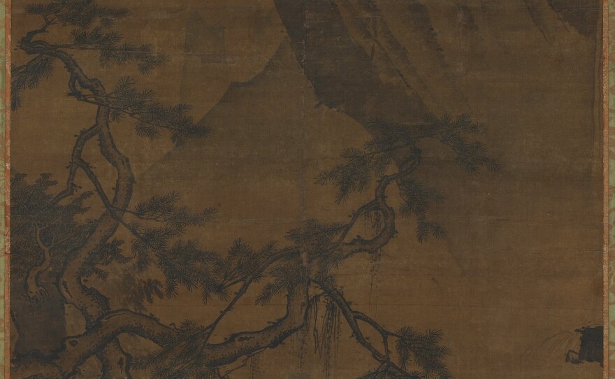 Li Tang painted <em>Summoning The Sage At Wei River</em> on silk during the Ming dynasty (1368-1644).