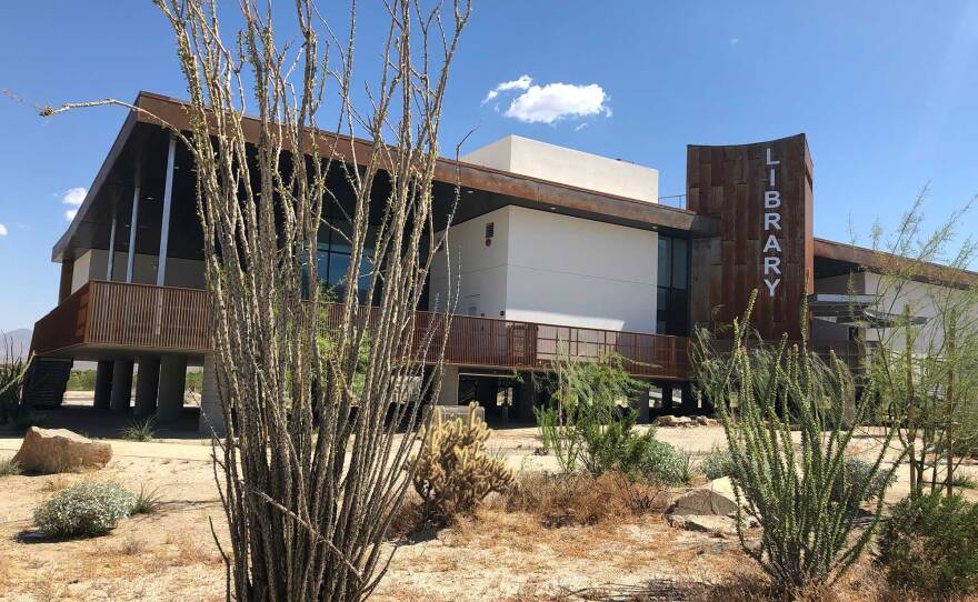 Borrego Springs public library is shown in a July 2019 photo.