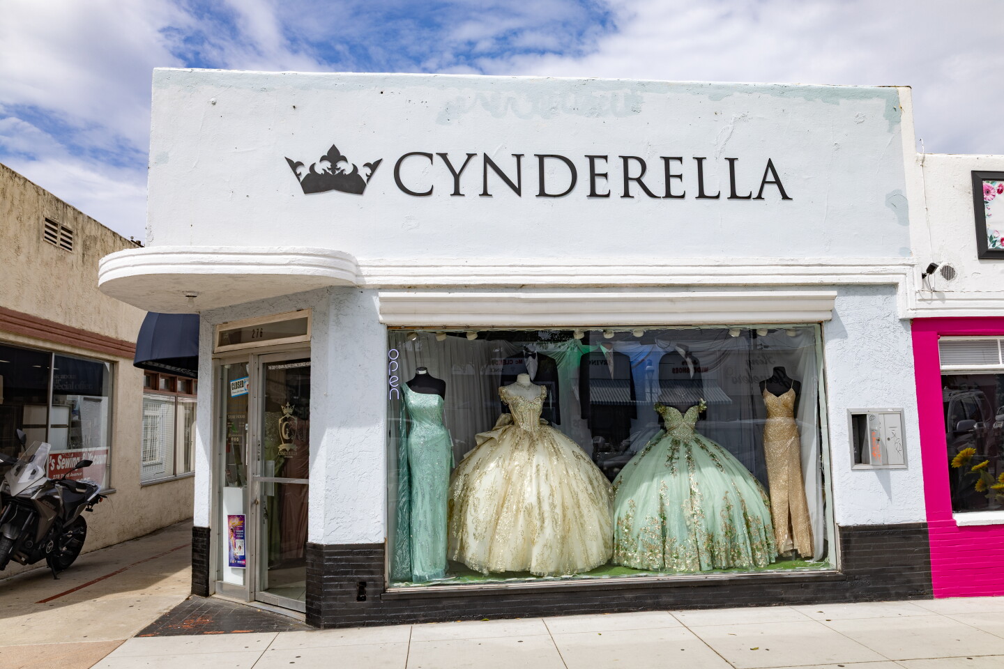Cynderellla Brides is located on Third Avenue in Chula Vista, April 30, 2026.