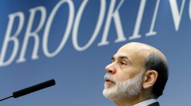 Federal Reserve Chairman Ben Bernanke spoke Tuesday at the Brookings Institution in Washington.
