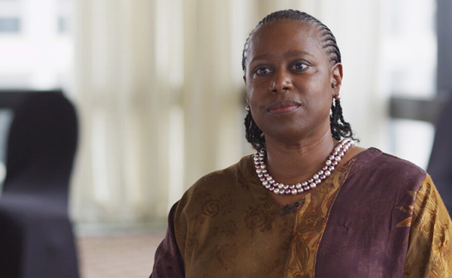 Cynthia McKinney, subject of "Shadow World." U.S. House of Representatives, 1997-2003, 2005-2007.