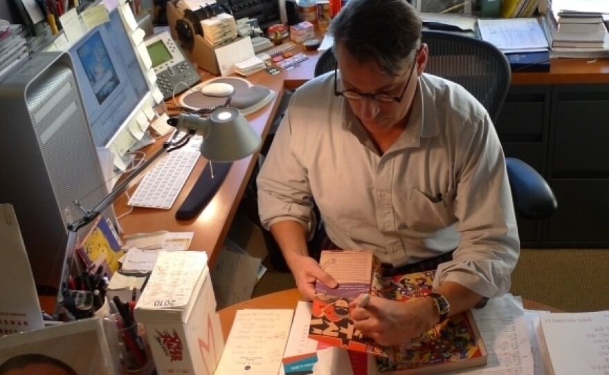 Chip Kidd, an associate art director at publisher Alfred A. Knopf, has written a new graphic novel called Batman: Death by Design.