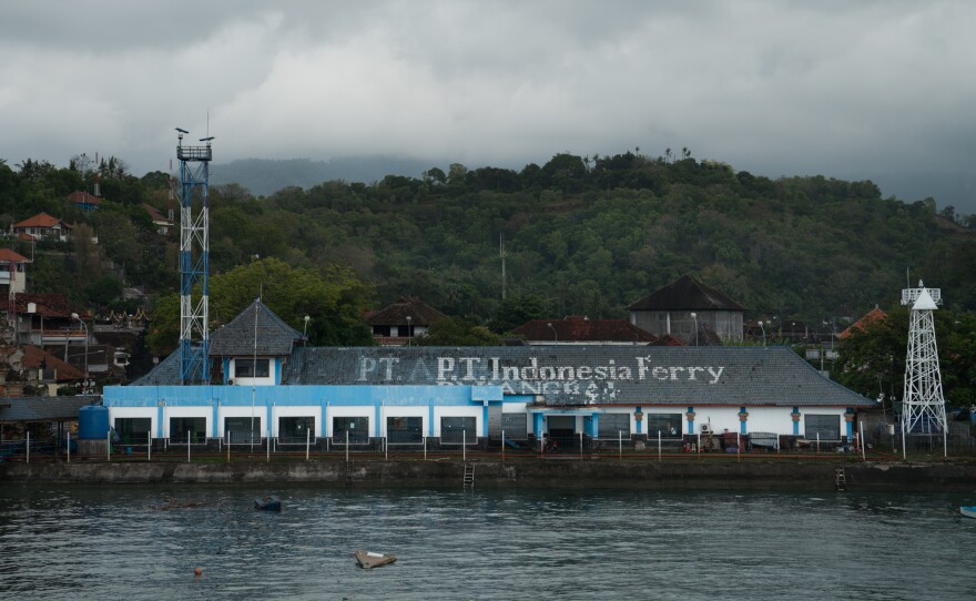 The ferry between Bali and Lombok transfers people and goods from one island to the next. Most tourists prefer taking faster boats.
