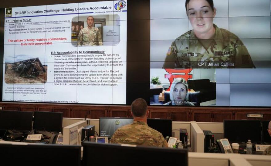 In a "Shark Tank" style event, 34 soldiers in the 18th Airborne Corps submitted proposals to improve the Army program that responds to sexual harassment and assault. The Corps has committed to implementing the concepts of seven finalists.
