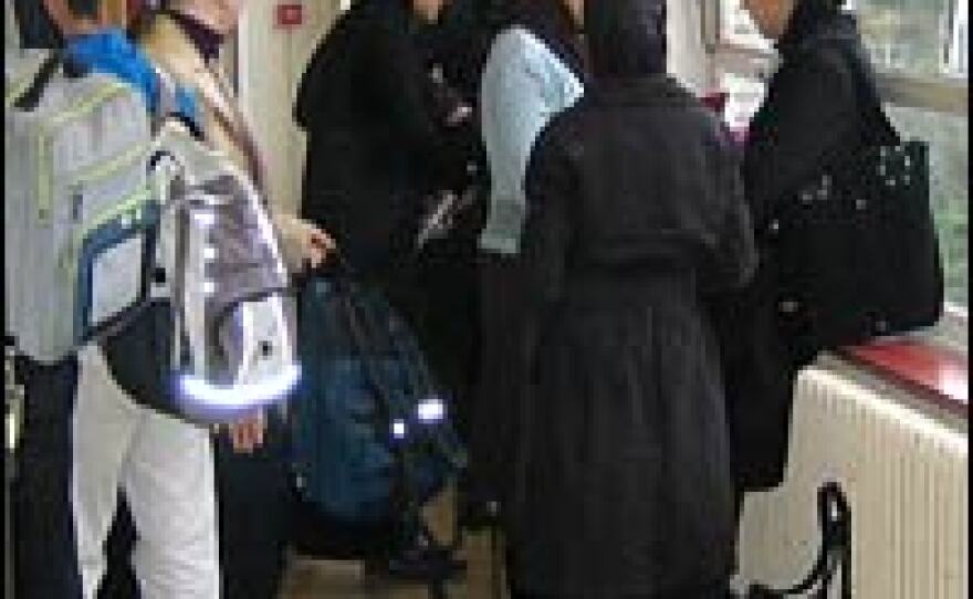 At Hoboken's Koninjlik High School, where most girls wear headscarves, the student body is nearly 100 percent from immigrant backgrounds.