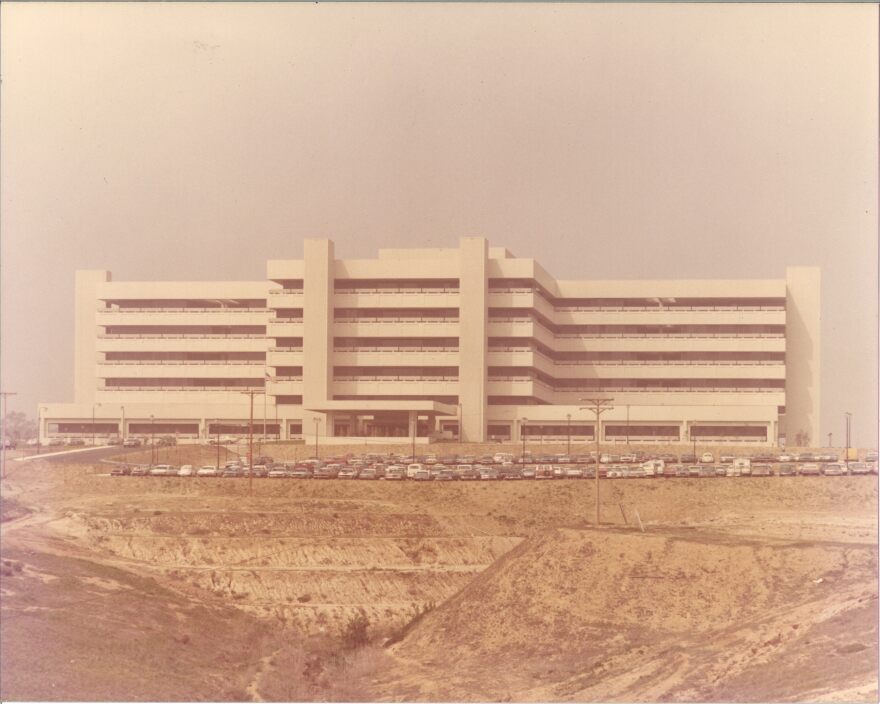 The San Diego VA hospital in La Jolla from 1972.