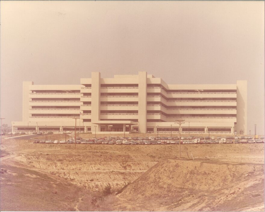 The San Diego VA hospital in La Jolla from 1972.