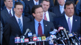 FBI agent J.P. Weiss addresses the media outside Camden Federal Courthouse. According to reports, six men were arrested on charges of planning to attack the Fort Dix military base with automatic weapons.