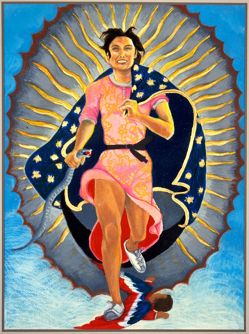 "Portrait of the Artist as Virgin of Guadalupe" by Yolanda Lopez