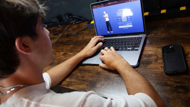 Bruce Perry, 17, demonstrates the possibilities of artificial intelligence by creating an AI companion on Character.AI, July 15, 2025, in Russellville, Ark.
