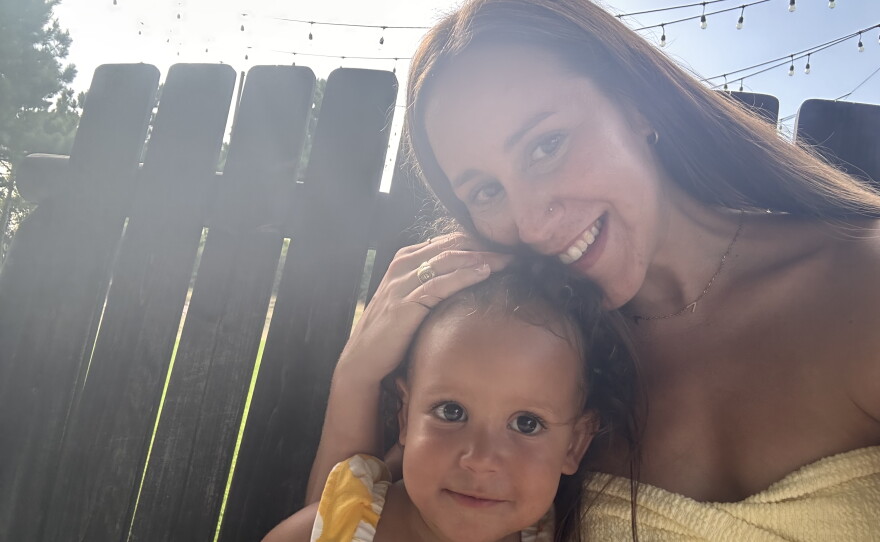 Valentina Sosa, a real estate assistant in Texas, first applied for childcare assistance for her 18-month-old daughter, Ameea, in March. The pair is on a waiting list.
