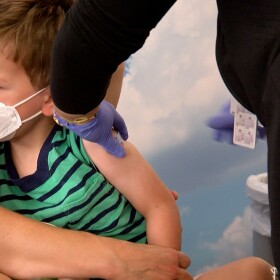 Children get vaccinated for COVID-19